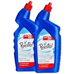 Amazon Brand - Presto! Disinfectant Toilet Cleaner, Original | 2 Litre | 1 L X 2 Packs | Kills 99.9% Germs | Removes Tough Stains | Provides Long Lasting Freshness