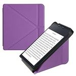 kwmobile Origami Case Compatible with Kobo Libra 2 Case - Slim PU Leather Cover with Stand - Violet