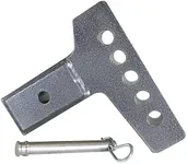 GEN-Y GH-0353 Weight Distribution Shank with GH-099 Hitch Pin, GH-011 Twist Clip for 2.5" Receiver - 21,000 LB Towing Capacity - 2,400 LB Tongue Weight