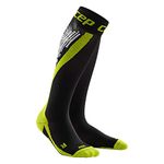 CEP - NIGHTTECH SOCKS for men | Night running stockings with colour reflectors in green, size V