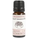 Nikura Baked Cinnamon Bun Fine Fragrance Oil - 10ml | Perfect for Soap Making, Candle Making, Wax Melts, Diffuser, Burner | Great for use in Bath Bombs, Perfume Scents | Vegan & UK Made