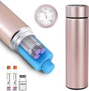 Bogush 60H Insulin Pens Cooler Travel Case Medication Cooler for Travel TSA Approved Medicine Cooler Medical Diabetic Travel Cooler Bag Epipen Carry Case (Rose Golden)