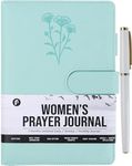 Prazoli Prayer Journal for Women - Daily Devotional Journaling Book for Woman, Religious Baptism & Christian Gifts & Bible Study Supplies for Church Note Taking, Devotional Notebook Accessories