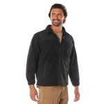 Rothco Trailsman Sherpa Fleece Jacket – Warm, Soft, and Comfortable Midweight Outdoor Jacket, Black, L