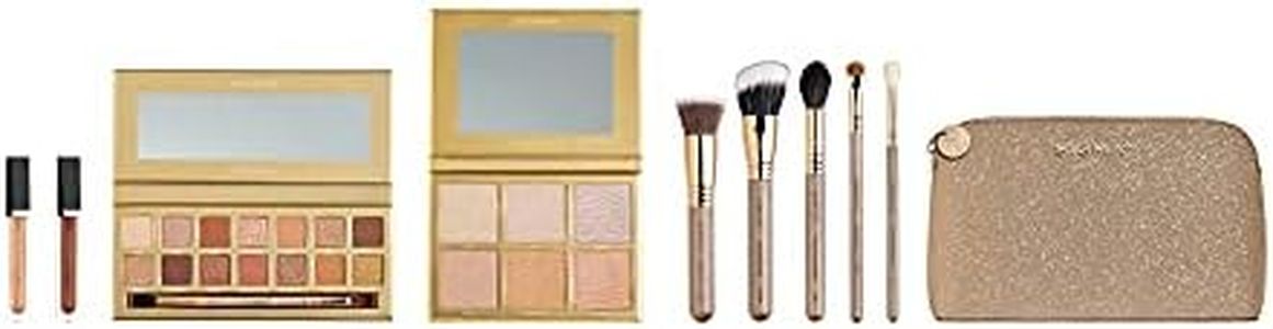 Sigma Beauty Ambiance Complete Collection | Buttery Powders, Popping Lip Gloss, and Makeup Brushes | Beauty Bag Included