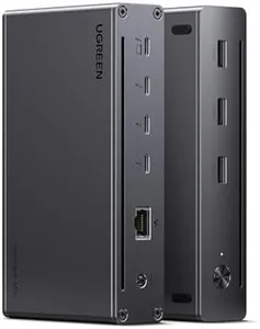 UGREEN Revodok Max 208 Thunderbolt 4 Dock, 8-in-1 40Gbps Thunderbolt 4 Hub with 3 x Thunderbolt 4 Dual 4K@60Hz or Single 8K Display, 85W Charging, Gigabit Ethernet, 3 x USB A 3.2 for MacBook Laptops