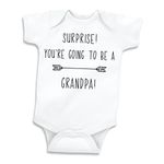 Suprise Pregnancy Announcement Grandpa Newborn Bodysuit (0-3 Months)