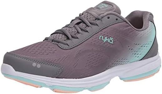 RYKA Women's, Devotion Plus 3 Walking Shoe, Grey Aqua, 7.5 Wide