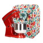 Kitchen Aid Mixer Cover Compatible with 6-8 Quarts Kitchen Aid/Hamilton Stand Mixer/Tilt Head & Bowl Lift Model,Flower Print Mixer Cover Pioneer Woman Kitchen Accessories,Kitchen Aid Mixer Accessories