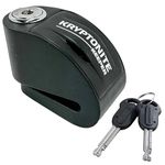 Kryptonite Keeper Alarm Disc Lock, Heavy Duty Anti-Theft Motorcycle Disc Break Lock Waterproof 100db Alarm, 5.5mm Pin Powersport Disc Break Lock for Motorbikes Scooters