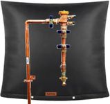 Aprllolg Large Backflow Covers ,Outdside Pipe Insulation Covers Winter Freeze Protection, Insulation Cover Pouch for Water Sprinkler Valve Backflow Preventer Cover