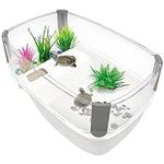 Hamiledyi Small Turtle Tank Aquariu