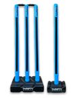 Thrifty Sports® Cricket Stumps Set - 4 Stumps + 2 Bails + 2 Stand Full Size 30/32" (ST WSBLU + 1BLU)