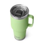 YETI Rambler 30 oz Travel Mug, Stainless Steel, Vacuum Insulated with Stronghold Lid, Key Lime