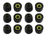 Zotech 6 Pair Memory Foam Replacement Earbuds, Ear Tips for JayBird BlueBuds X, X2 & X3 Bluetooth Sport Headphones (Medium)