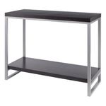 Winsome Wood Jared Console Table, Black Finish