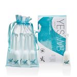 YES WB Applicators Organic Water Based Natural Personal Lubricant, 6 x 5ml, Moisturises The Intimate Area, Natural, Recyclable and Classified