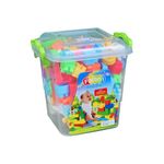 Faibhi_250pcs Building Block Set with Storage Container. Fun DIY Toy for Kids |Educational & Creative Learning Toy | Puzzle Assembly Shapes | Durable, Multicolored Toy Set for Kids of +3 Years.