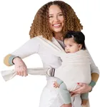 Lalabu The Simple Wrap Baby Wraps Carrier - Stylish Baby Sling Carrier for Newborns & Toddlers 13-28 lbs. Safety Tested, Easy-to-Use, Ergonomic, & Comfortable - Oat