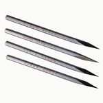 YINDISI TACTICALEDGED.Dojo Wanderer Bo-Shuriken - Elegant Engraved Throwing Spikes, 4 Pieces, Stainless Steel, 125g
