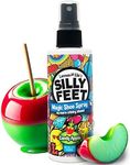 Foot and Shoe Deodorizer Spray, Extra-Strength Odor Eliminator for Smelly Shoes, Kids’ Feet, and Sweat, Candy Apple Scent, Alternative to Powder for Odor Control