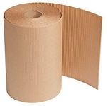 Mr Packers Brown Corrugated N Flute Packing Paper Roll (34 Inch 30 Mtr)