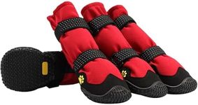 Payanwin Dog Boots 4PCS Snow Warm D