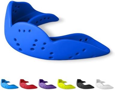 SISU Aero Small Mouthguard, Royal Blue - 1.6mm Thin - Custom-Molded Fit - Slim Design - Remoldable Up to 20 Times - for Team Sports - Non Toxic