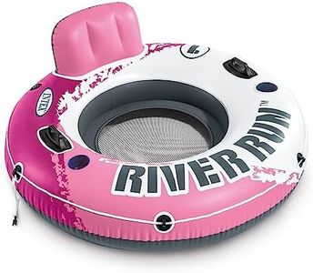 Intex River Run I Sport Lounge, Inflatable Water Float, 53 Diameter, Pink