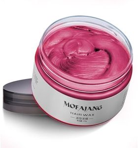 Cera De Color Para El Cabello Rojo, 120g De Cera Temporal Para Pintar El Cabello De Colores, Cambio De Color Lavable Y Fácil Para Niños Mujeres Y Hombres, Adecuada Para Fiestas Cosplay Y Halloween