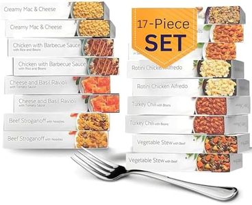 HMR Variety Entrée Packs |Pre-packaged Lunch or Dinner to Support Weight Loss| Ready to Eat Meals |10-20 grams of Protein per Entrée | Low Calorie Food | 7-8oz Servings per Meal (8 Ounce (Pack of 17))