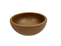 EFO Wooden Serving Bowl - Decorative Fruit Bowl - Food-Safe Salad Bowl - Natural Wood Snack Bowl - Stylish Rustic Wooden Bowl – Size 16 cm