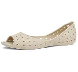 Sandak womens HEARTS PEEP TOE Beige Sneaker - 6 UK (5528015)