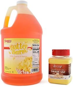 Snappy Butter Burst Flavored Popcorn Kit, Buttery Flavored Theater Salt