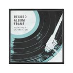 MCS Black 12.5x12.5 Inch Foundry Gallery Record Album Wall Frame, 12.5 x 12.5