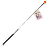 Orange Whip Lightspeed Golf Swing Trainer Aid - Speed Stick Improves Speed, Distance and Accuracy |43"