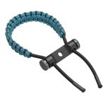 PATIKIL Archery Bow Wrist Sling, Adjustable Compound Braided Wrist Strap for Bow Target Shooting, Blue Pattern