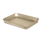 Glad Baking Pan Nonstick - Oblong Metal Dish for Cake and Lasagna - Heavy Duty Carbon Steel Bakeware, Medium