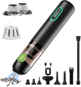 Car Vacuum, 4-in-1 Rechargeable Mini Cordless Handheld Vacuum for Car Home
