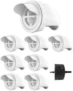 [8 Pack] Aopchry Automatic Chicken Feeder (White), Chicken Feeders No Waste Feed, Egg Shaped Thickened Design, Rain-Proof, Suitable for Various Poultry, with Mounting Hole Opener