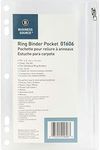 Ring Binder Pocket with Zipper, Vin