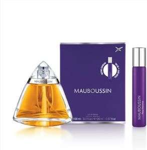 Mauboussin - Coffret Voyage Original Femme : Eau de Parfum 100ml & Travel Spray 20ml