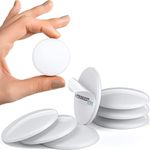 Strongest Door Stopper Wall Set for Door Handles,7 Pcs White Round Silicone Door Knobs Wall Protector.Wall Protector Door Handles,Door Stopper for Wall,Self Adhesive