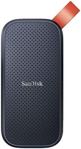 SanDisk Portable SSD, SDSSDE30 1TB, USB 3.2 Gen 2, Type C to A cable, Read speed up to 800MB/s, 2m drop protection