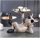 Bulldog Statue with Key Tray, Table