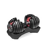 Bowflex SelectTech Adjustable Weights and Dumbbells, Single Dumbbell 552 (2 - 24 kg), Black/Red