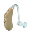 HP SOUND PLUS Hear The World Hearing Aids HP SOUND ENHANCEMENT AMPLIFIER .USA SPEAKER APPLICABLE FOR BOTH THE EARS VOLUME DIGITAL CONTROL FOR 10 TO 65 MODERATE Db LOSS WITH 6 GERMAN BATTERIES FREE