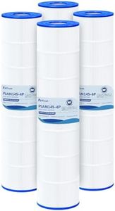 Fil-fresh CL580 Pool Filter Cartridge Compatible with Jandy CL580, CV580, Replaces Pleatco PJAN145, Unicel C-7482, Filbur FC-0820, FC-6415, Jandy R0357900, A0104100, 4 x 145 sq.ft, 4-Pack