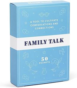 Family Talk Deck by BestSelf — Family Conversation Starter Cards to Strengthen Parent, Child and Teen Relationships Through Meaningful Dinner Questions and Sharing Time — 50 Engaging Prompts