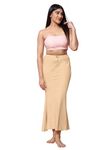 Jaanvi fashion Women's Lycra Fishcut Saree Shapewear,Petticoat,Skirt, Comfortwear (shapewear-nude-s-in-re) (Diwali Special)